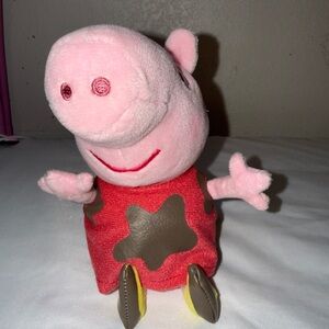 TY Beanie Baby Nick Jr. Peppa Pig Muddy Puddles 2003 Nickelodeon Plush Beanie